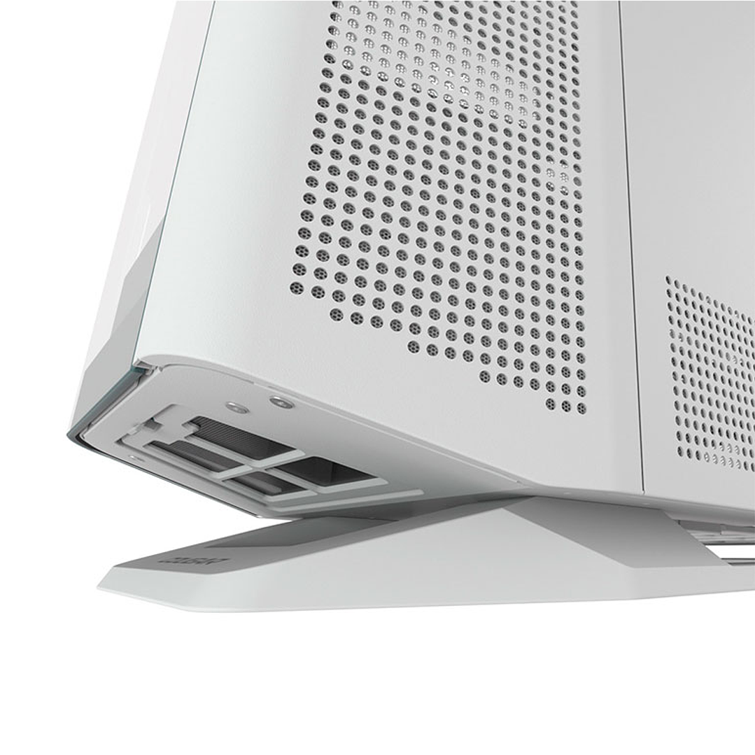 Gabinete gamer Cougar FV270 white 1 ventilador ARGB incluido  6