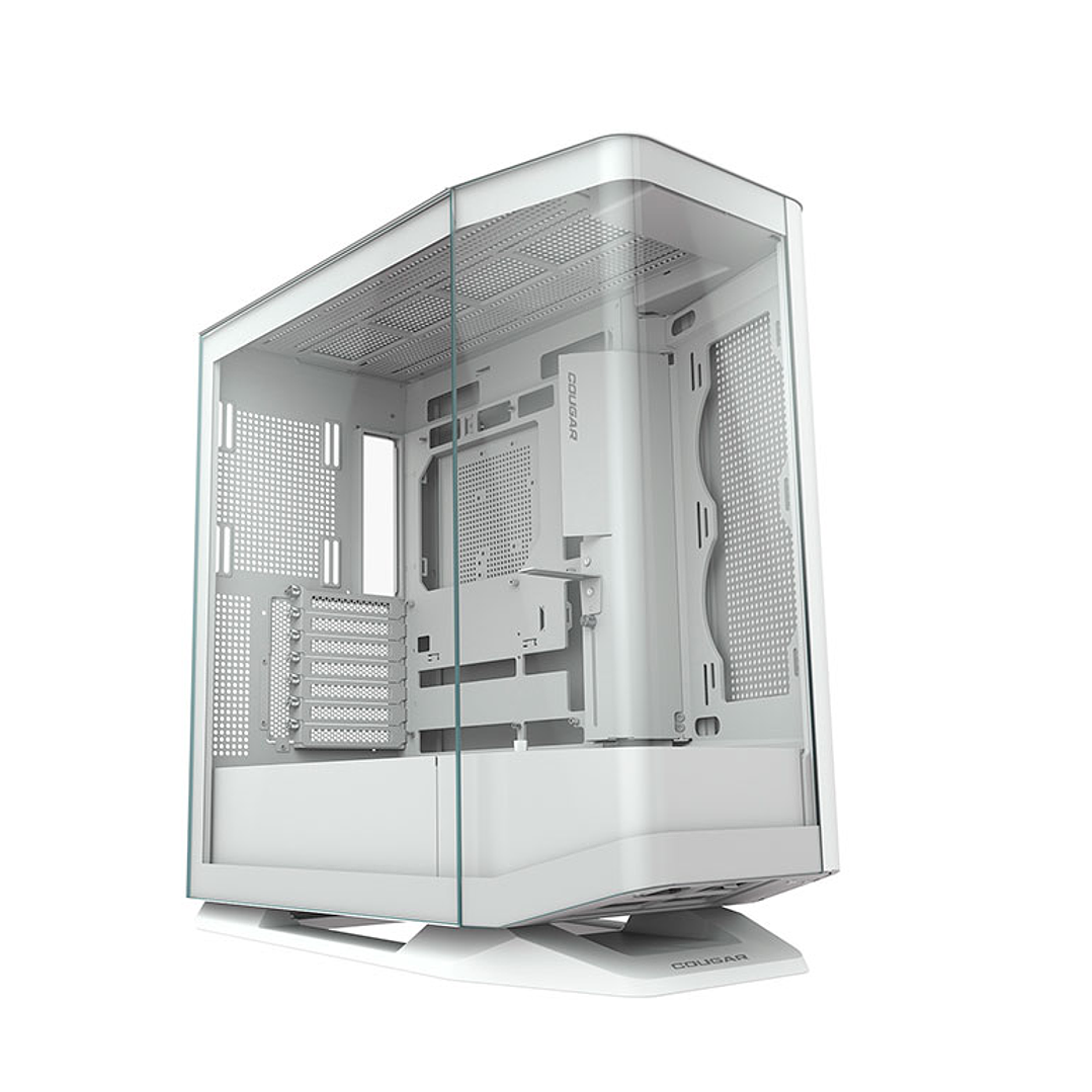 Gabinete gamer Cougar FV270 white 1 ventilador ARGB incluido  7