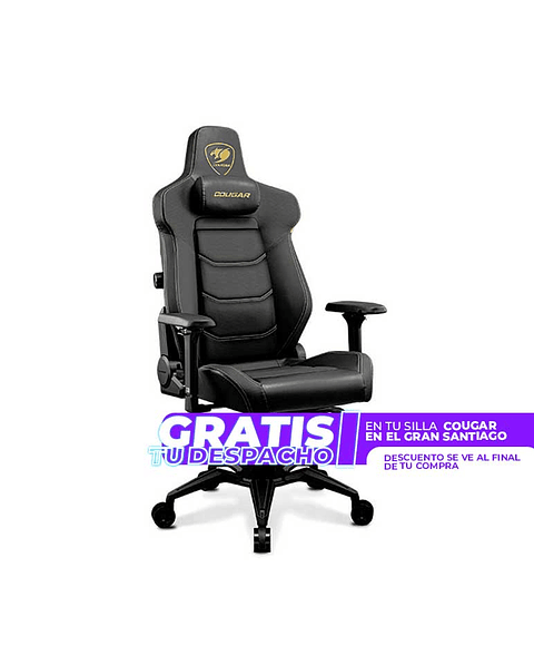 Silla profesional Gamer Cougar Armor EVO Royal Reposabrazos 4D, 180° Reclinación