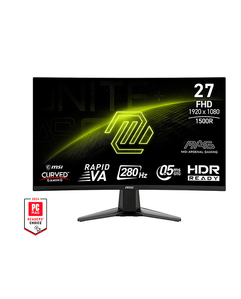 Monitor Gamer Curvo MSI 27” FHD 280 Hz 0.5ms MAG 276CXF