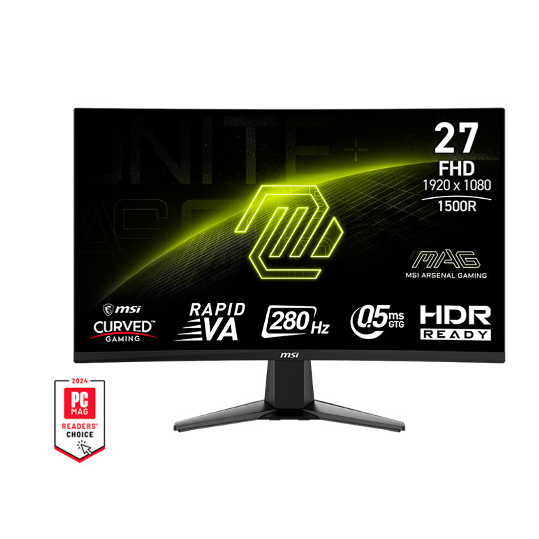 Monitor Gamer Curvo MSI 27” FHD 280 Hz 0.5ms MAG 276CXF 1