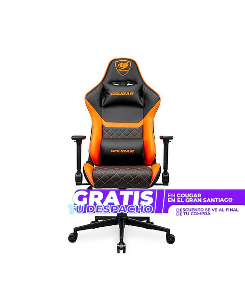 Silla Profesional Cougar Armor One V2 apoyabrazos plegables 4D