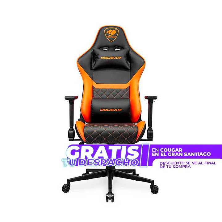 Silla Profesional Cougar Armor One V2 apoyabrazos plegables 4D 1