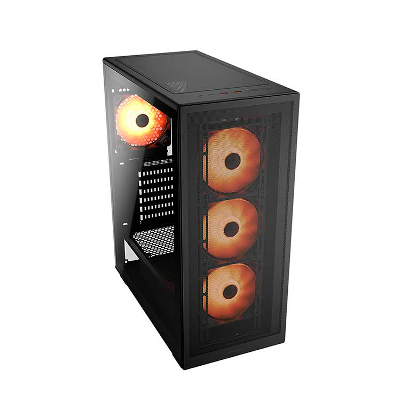 Gabinete gamer Cougar MX220 RGB Black 4 ventiladores ARGB 3