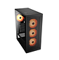 Gabinete gamer Cougar MX220 RGB Black 4 ventiladores ARGB - Miniatura 3
