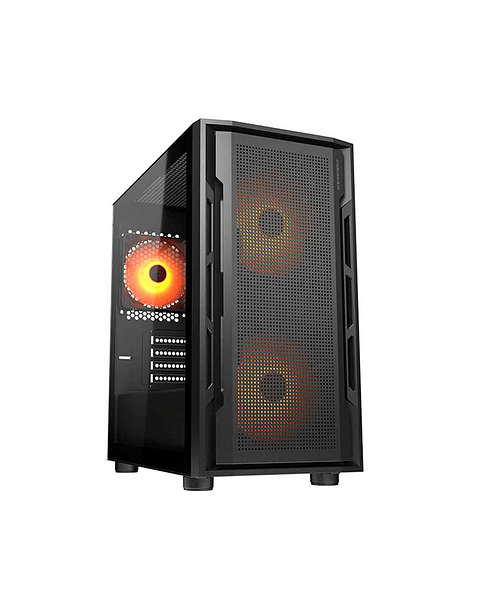 Gabinete gamer Cougar Uniface MINI RGB 3 ventiladores ARGB incluidos