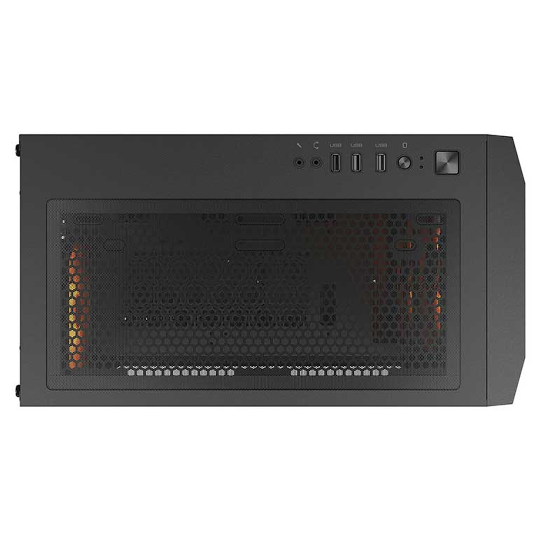 Gabinete gamer Cougar Uniface MINI RGB 3 ventiladores ARGB incluidos 4