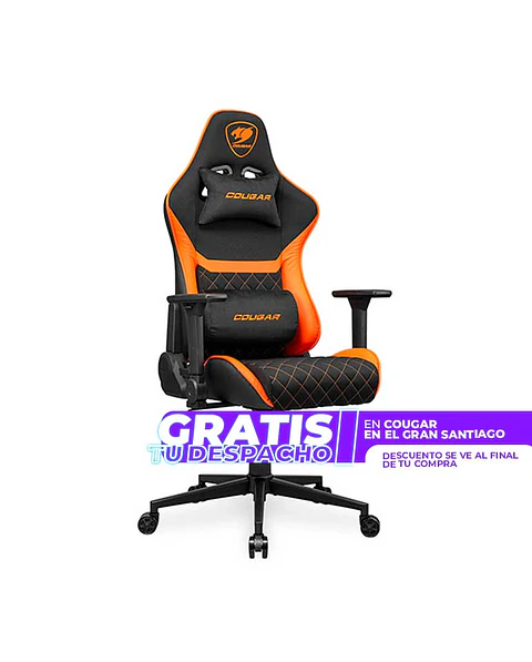 Silla Profesional Cougar Armor One V2 F apoyabrazos plegables 4D