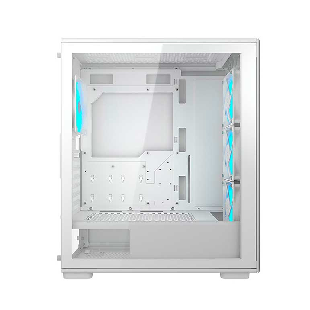 Gabinete gamer Cougar MX220 RGB white 4 ventiladores ARGB incluidos 5