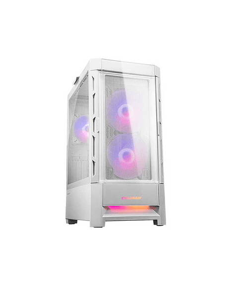 Gabinete Gamer Cougar Duoface RGB White 3 ventiladores ARGB incluidos