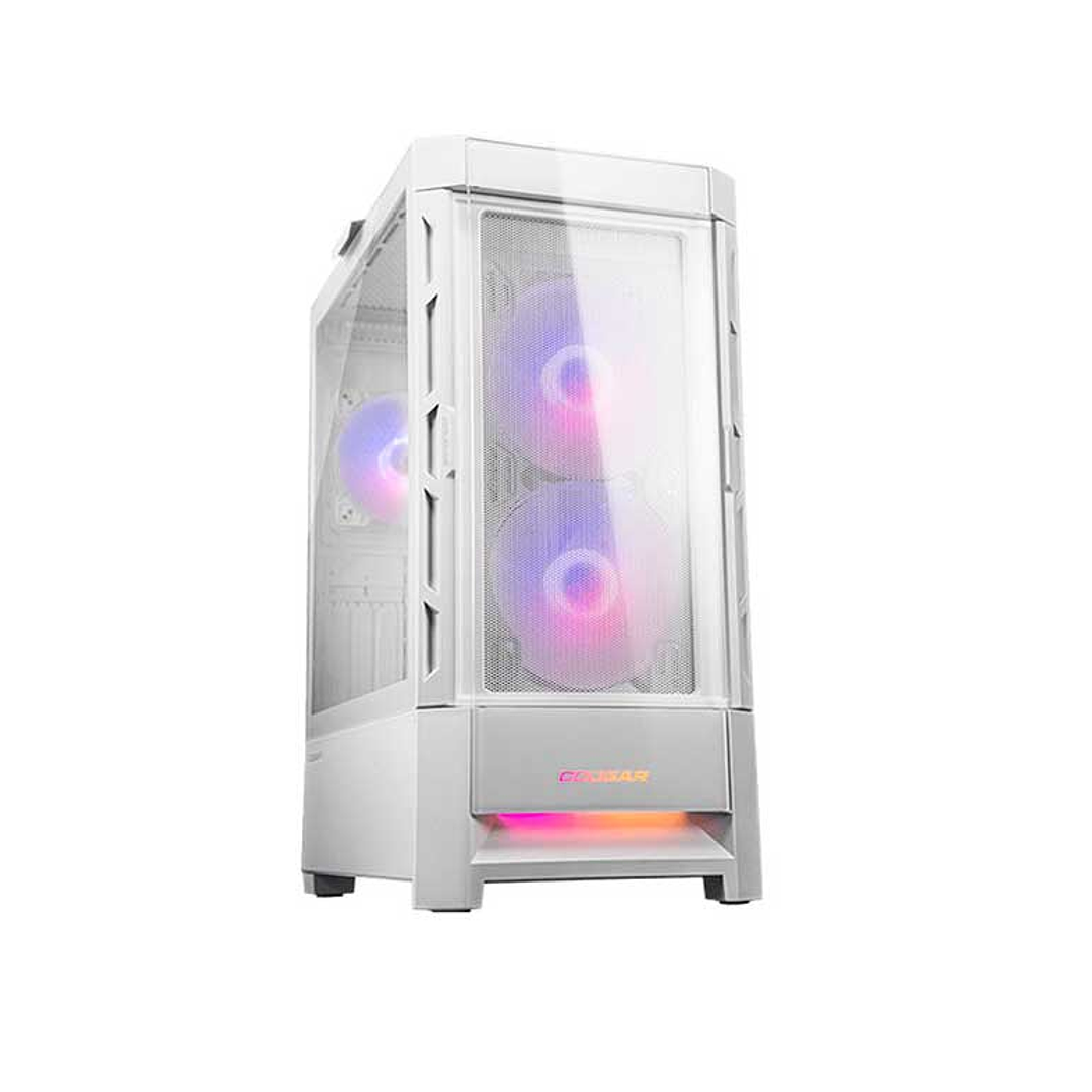 Gabinete Gamer Cougar Duoface RGB White 3 ventiladores ARGB incluidos 1