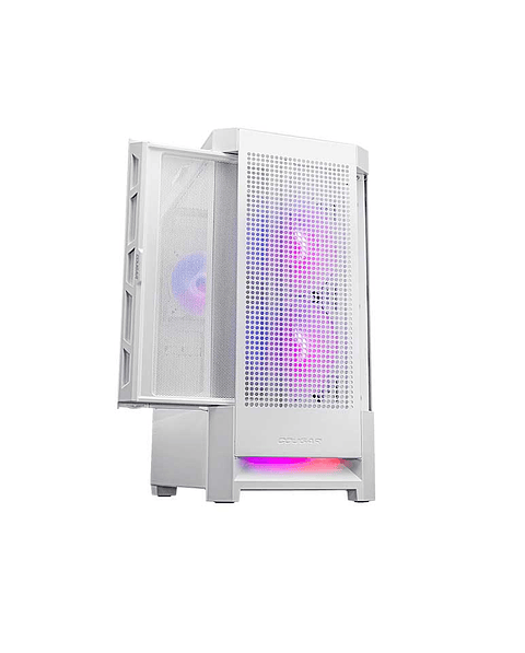 Gabinete Gamer Cougar Duoface RGB White 3 ventiladores ARGB incluidos