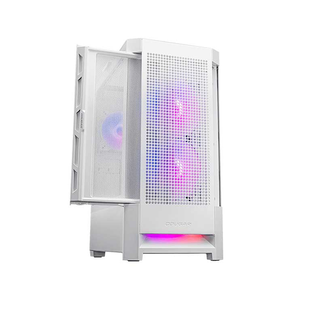 Gabinete Gamer Cougar Duoface RGB White 3 ventiladores ARGB incluidos 2