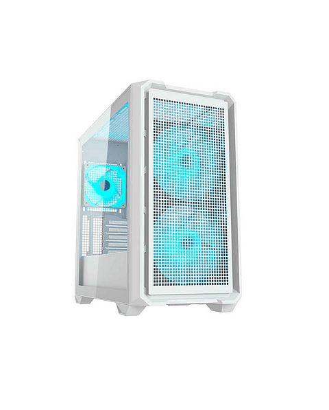 Gabinete Gamer Cougar MX600 MINI RGB White 3 ventiladores incluidos