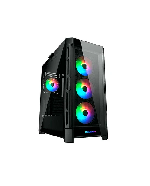 Gabinete Gamer Cougar Duoface Pro RGB 4 ventiladores ARGB incluidos