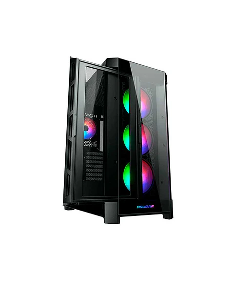 Gabinete Gamer Cougar Duoface Pro RGB 4 ventiladores ARGB incluidos