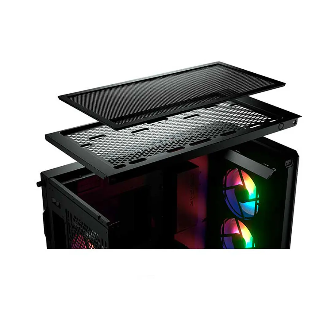 Gabinete Gamer Cougar Duoface Pro RGB 4 ventiladores ARGB incluidos 5