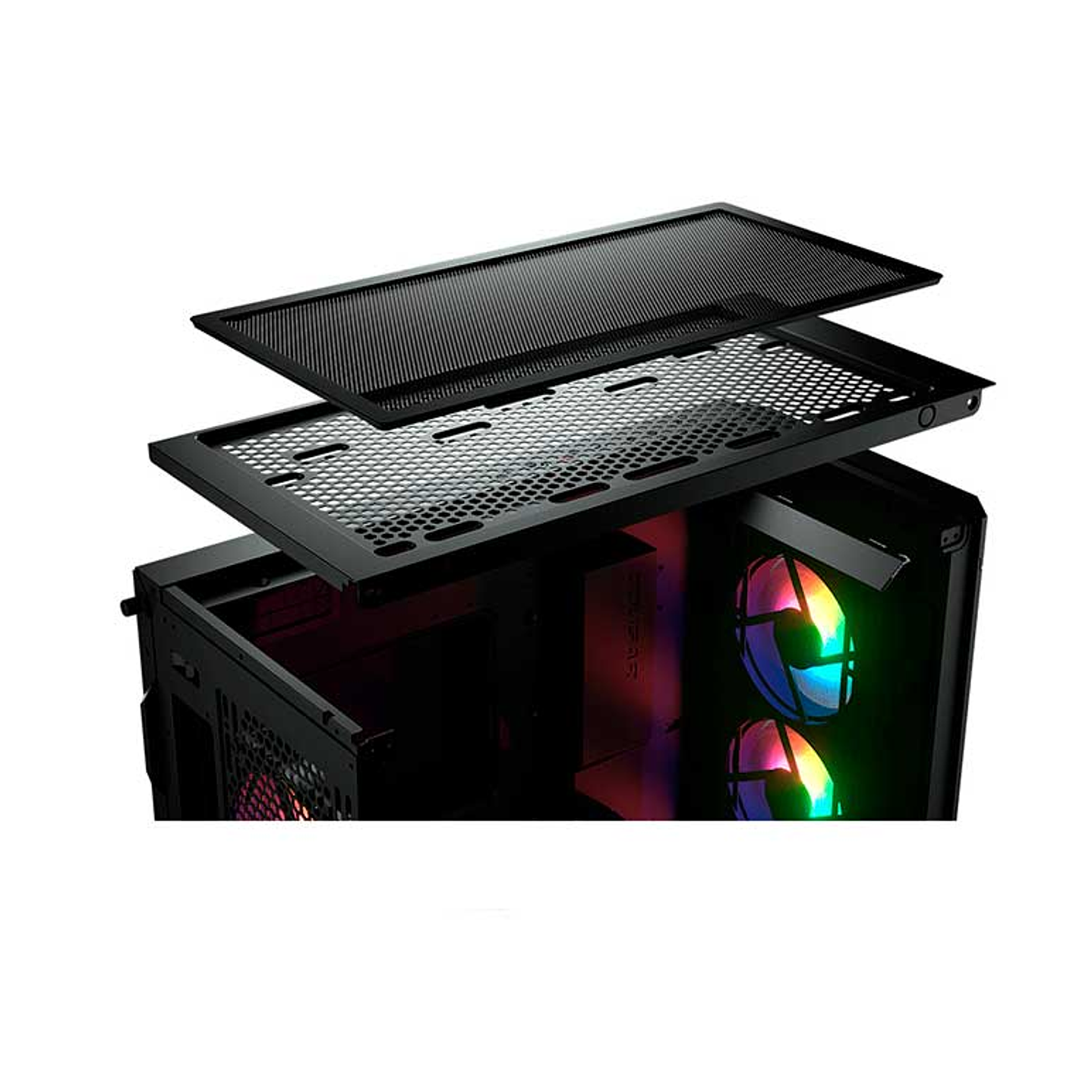 Gabinete Gamer Cougar Duoface Pro RGB 4 ventiladores ARGB incluidos 5
