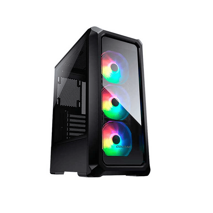 Gabinete Gamer Cougar Archon 2 RGB Black 3 ventiladores ARGB incluidos  1
