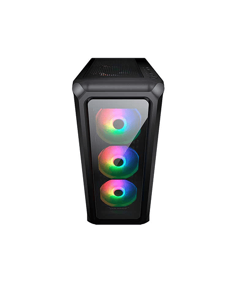 Gabinete Gamer Cougar Archon 2 RGB Black 3 ventiladores ARGB incluidos 