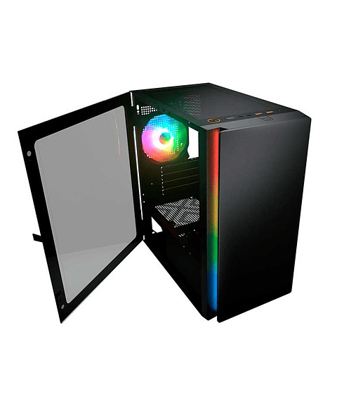 Gabinete Gamer Cougar Purity RGB Black 1 Ventilador ARGB incluido