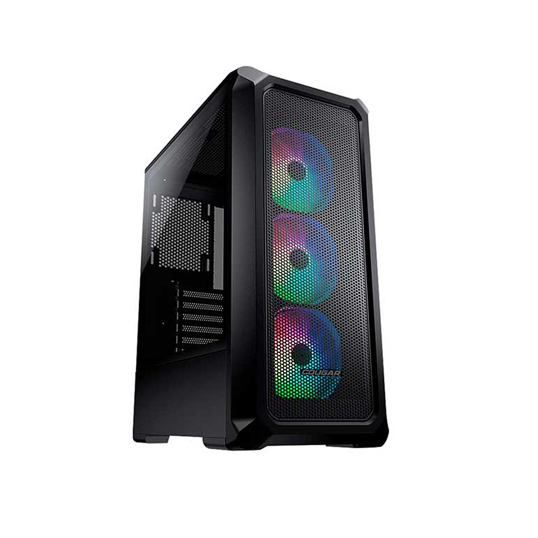 Gabinete Gamer Cougar Archon 2 Mesh RGB Black 3 ventiladores ARGB incluidos  1