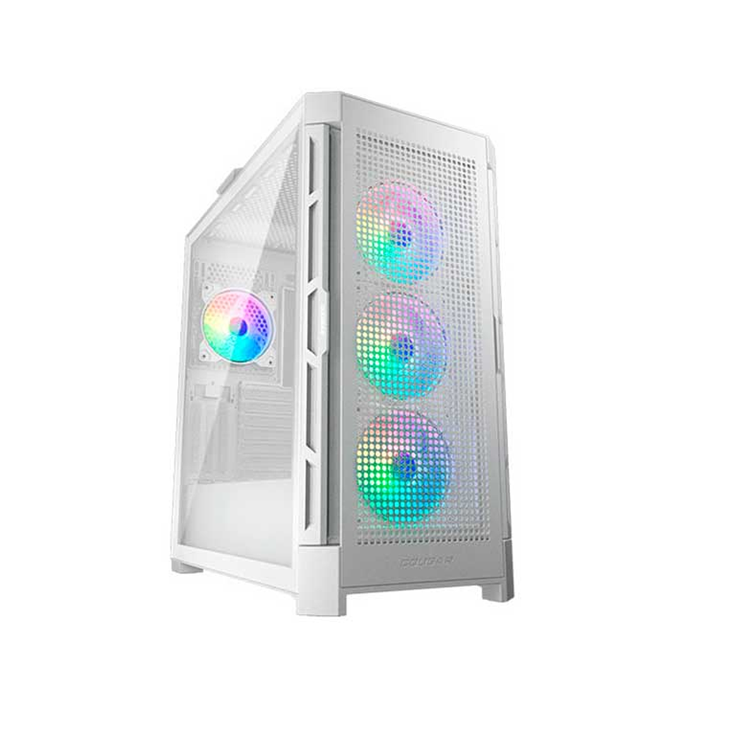 Gabinete Gamer Cougar Duoface Pro RGB White 4 ventiladores ARGB incluidos 1