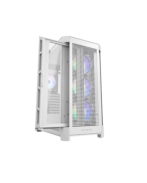 Gabinete Gamer Cougar Duoface Pro RGB White 4 ventiladores ARGB incluidos