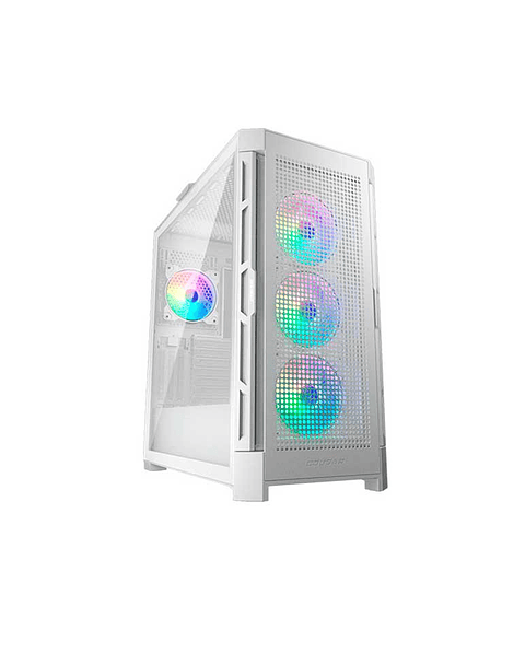 Gabinete Gamer Cougar Airface PRO RGB White 4 ventiladores ARGB incluidos