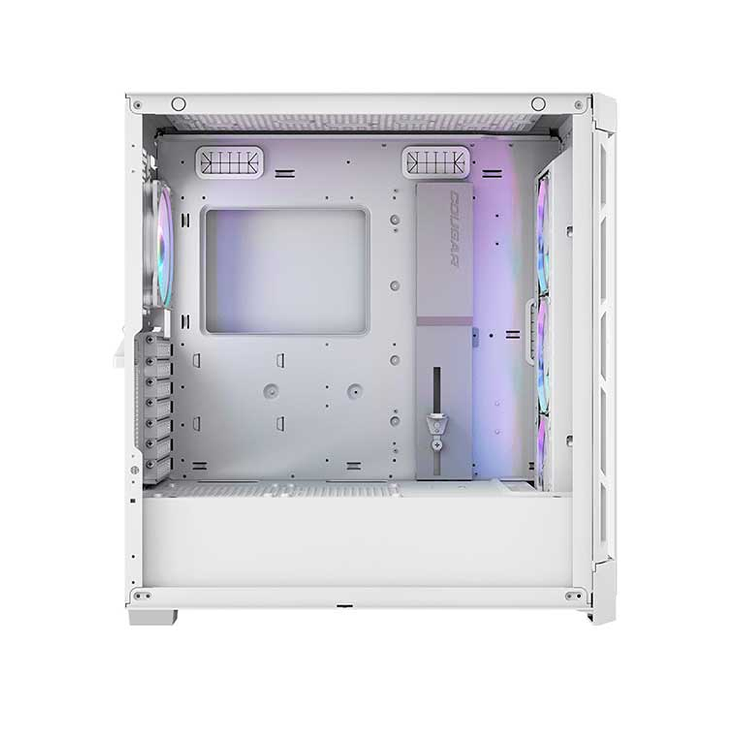 Gabinete Gamer Cougar Airface PRO RGB White 4 ventiladores ARGB incluidos 3