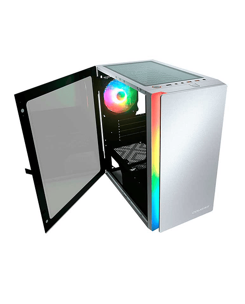 Gabinete Gamer Cougar Purity RGB White 1 Ventilador ARGB
