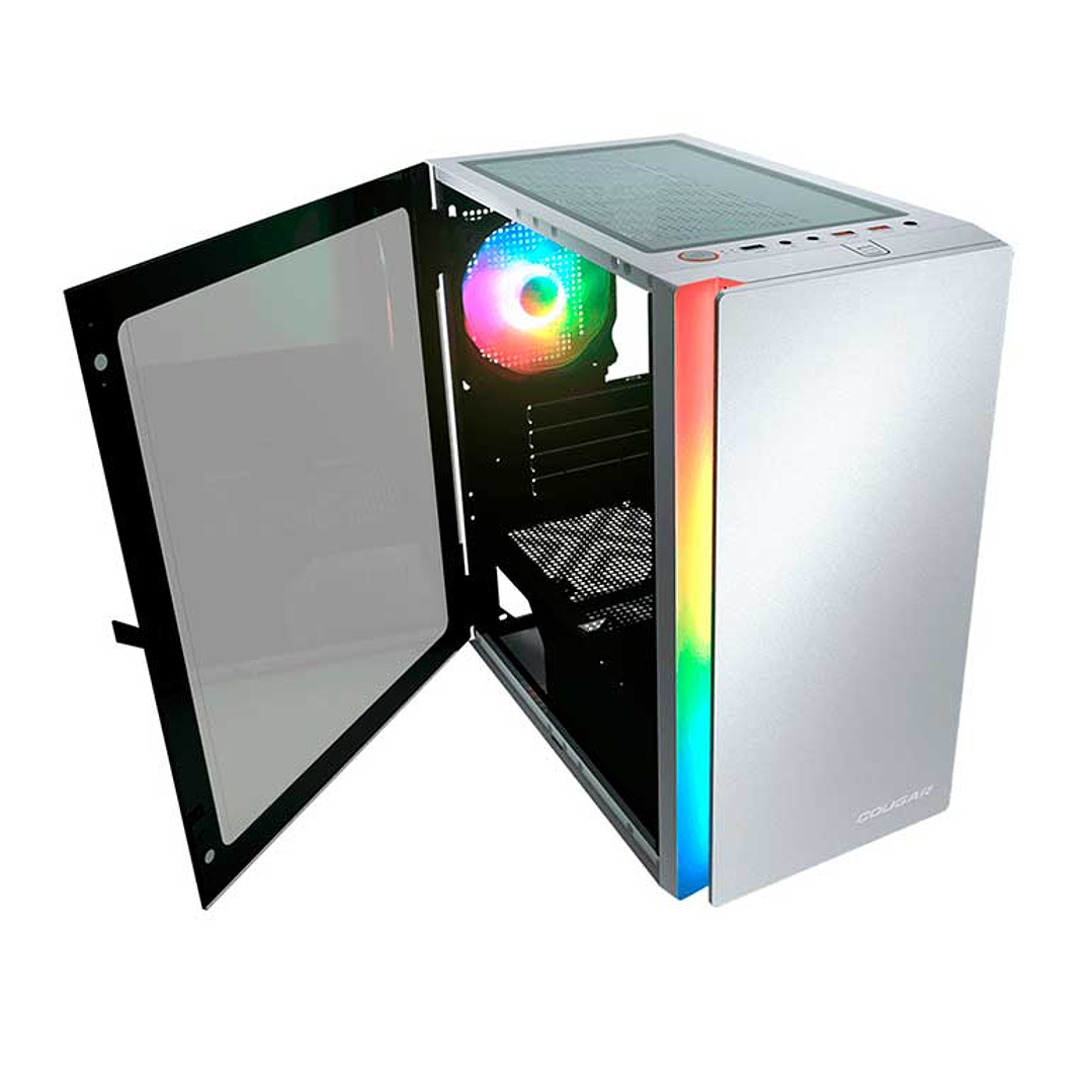 Gabinete Gamer Cougar Purity RGB White 1 Ventilador ARGB 2