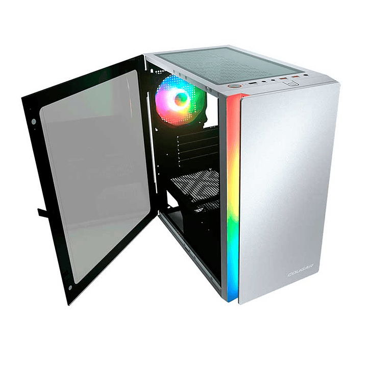 Gabinete Gamer Cougar Purity RGB White 1 Ventilador ARGB 2