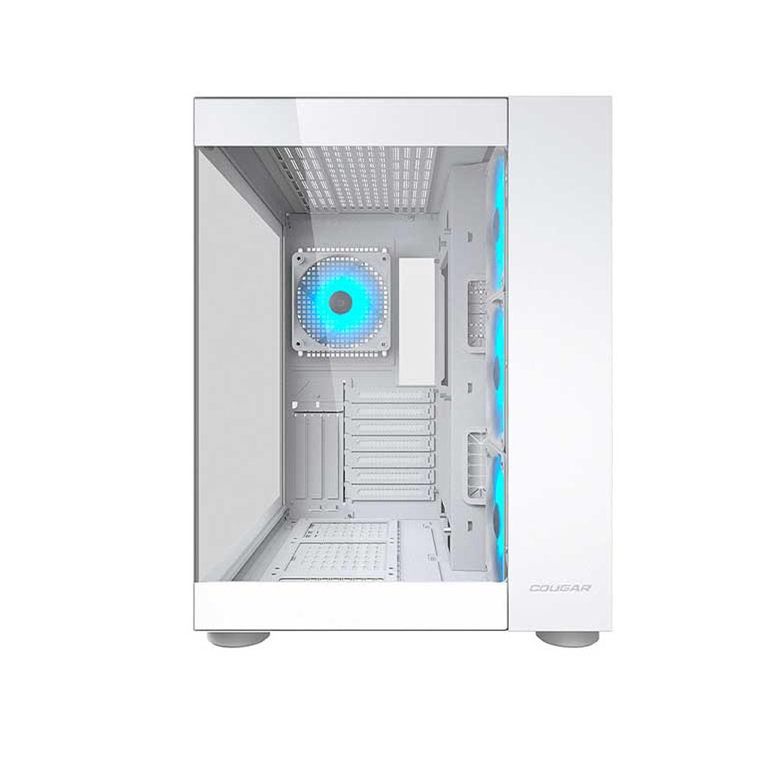 Gabinete gamer Cougar FV150 RGB white 4 ventiladores ARGB incluidos 3