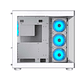 Gabinete gamer Cougar FV150 RGB white 4 ventiladores ARGB incluidos - Miniatura 5
