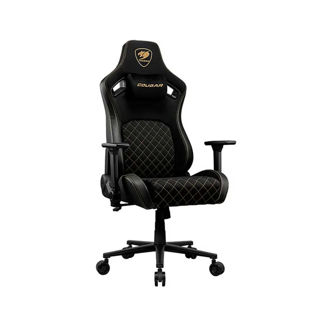 Silla Profesional Cougar Defensor Gold F Apoyabrazos plegable 4D Tela 4