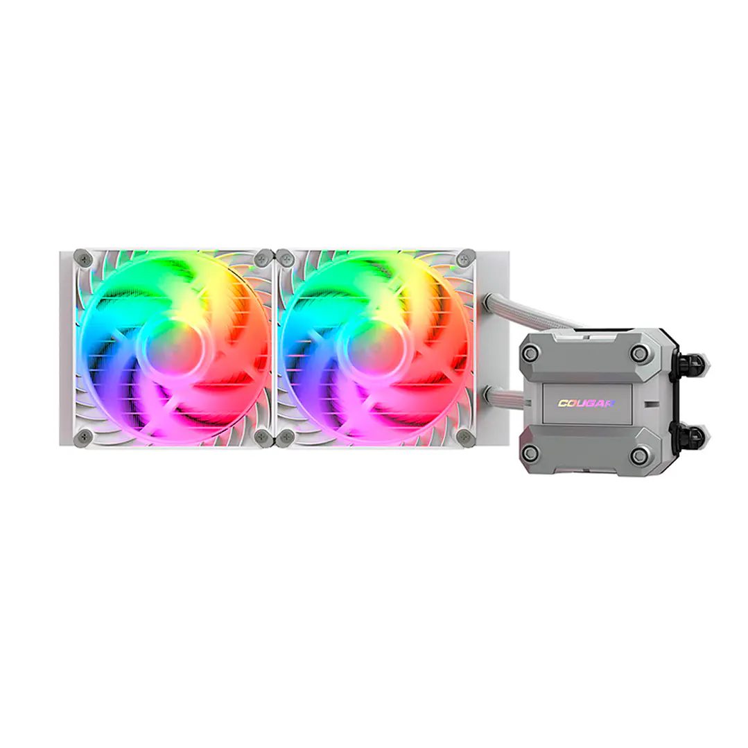 Enfriador Liquido Cougar Poseidon ULTRA ARGB 240 White 2