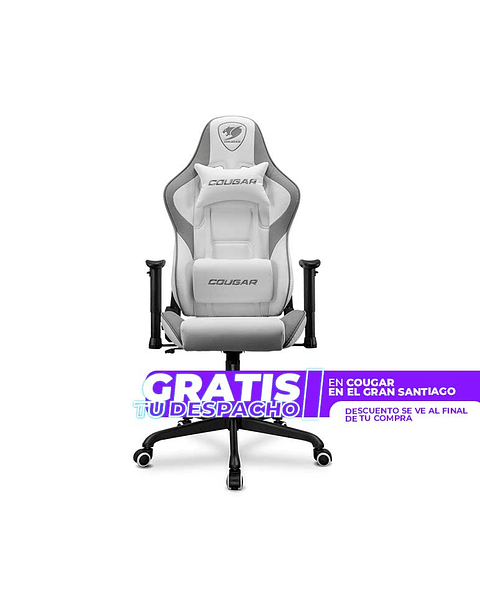 Silla profesional Gamer Cougar Elite White