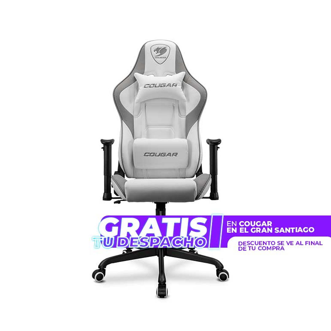Silla profesional Gamer Cougar Elite White 1