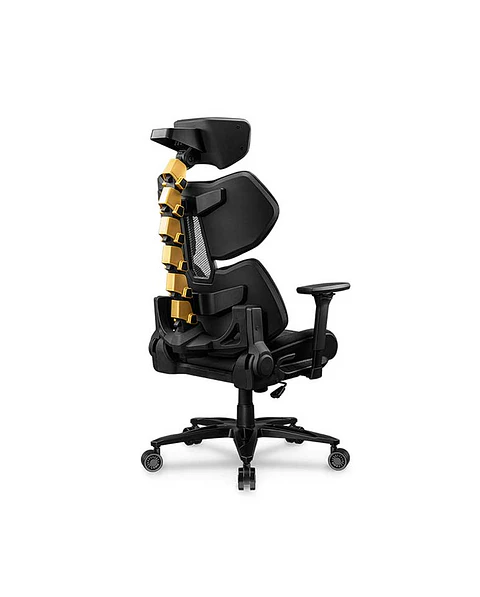 Silla Gamer Cougar Terminator Elite GOLD Apoyabrazos 4D Cuero Hyper-Dura 
