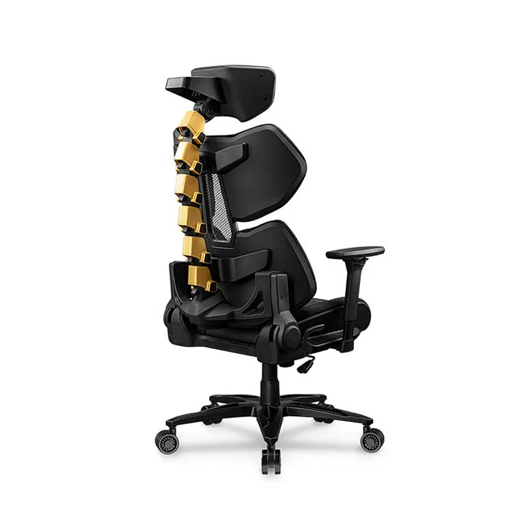 Silla Gamer Cougar Terminator Elite GOLD Apoyabrazos 4D Cuero Hyper-Dura  2