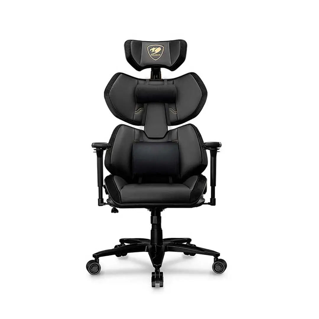 Silla Gamer Cougar Terminator Elite GOLD Apoyabrazos 4D Cuero Hyper-Dura  4