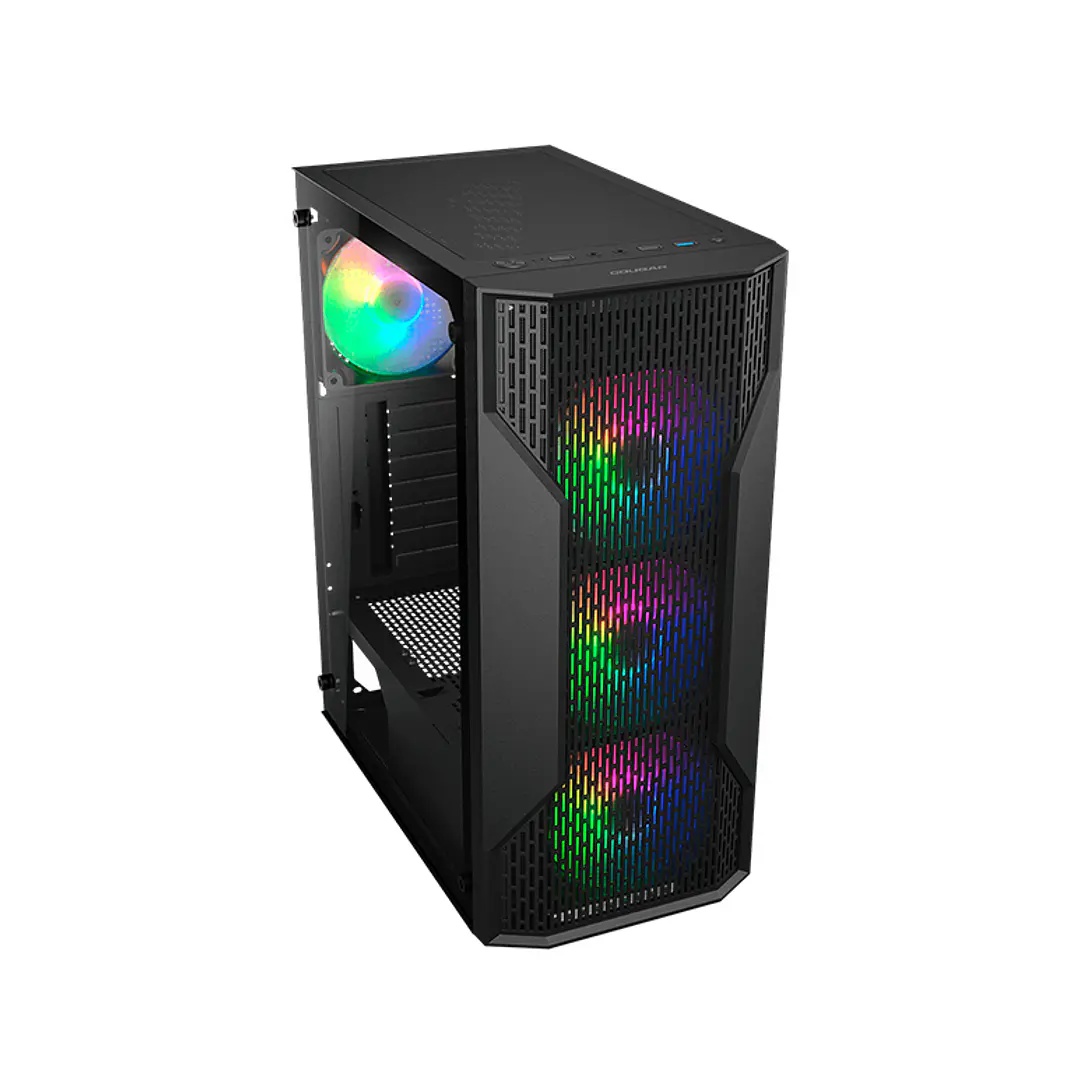 Gabinete Gamer Cougar MX110 RGB 4 ventiladores incluidos  3