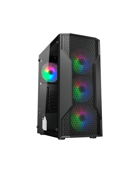 Gabinete Gamer Cougar MX110 RGB 4 ventiladores incluidos 