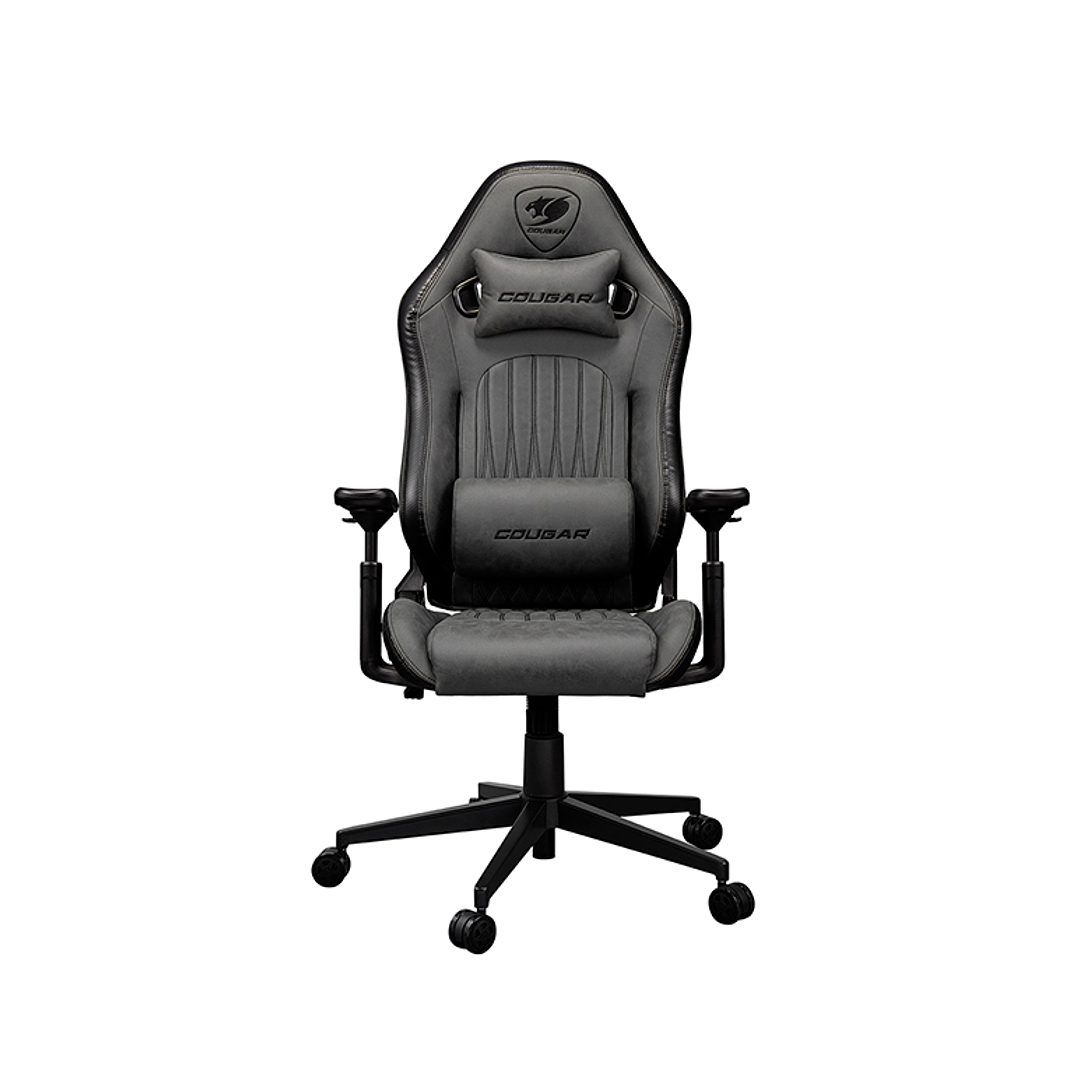 Silla Profesional Cougar Explore JET GRAY F apoyabrazos con hiperrotación 3D 4