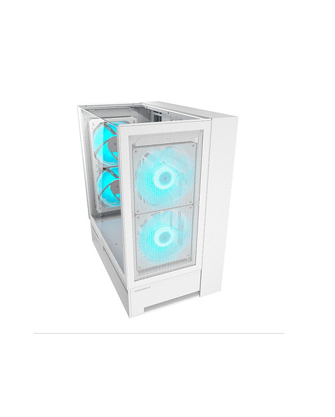 Gabinete Gamer Cougar OMNYX White 4 ventiladores 160 mm ARGB incluidos