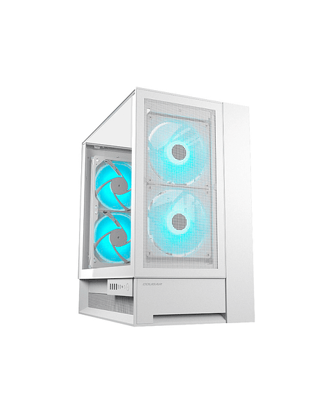 Gabinete Gamer Cougar OMNYX White 4 ventiladores 160 mm ARGB incluidos