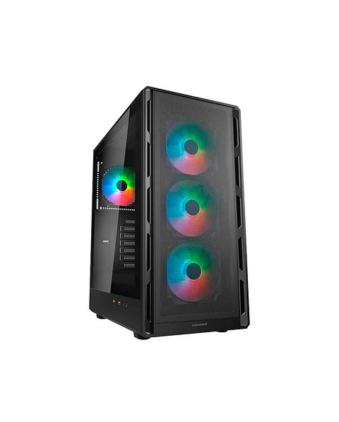 Gabinete Gamer Cougar AIRFACE PURE RGB 4 ventiladores 120 mm RGB incluidos