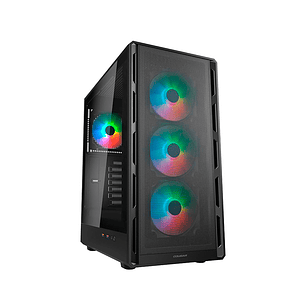 Gabinete Gamer Cougar AIRFACE PURE RGB 4 ventiladores 120 mm RGB incluidos