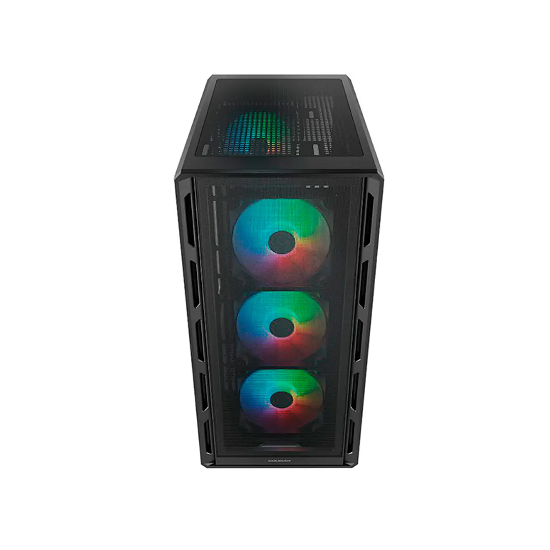 Gabinete Gamer Cougar AIRFACE PURE RGB 4 ventiladores 120 mm RGB incluidos 3